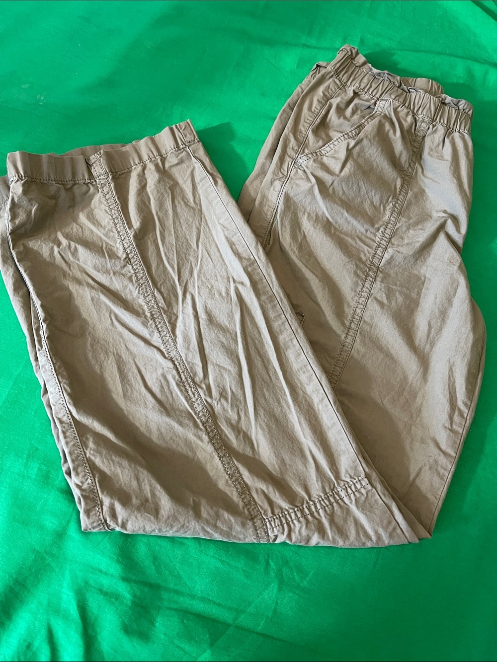 SO Men's Khaki Elastic-Waist Chinos